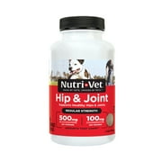 Nutri-Vet Hip and Joint Care Chewables for Dogs, Regular Strength, 75 Count