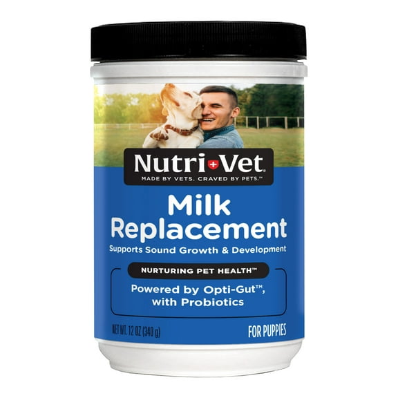 Nutri-Vet Milk Replacement for Puppies with Probiotics 12 oz.