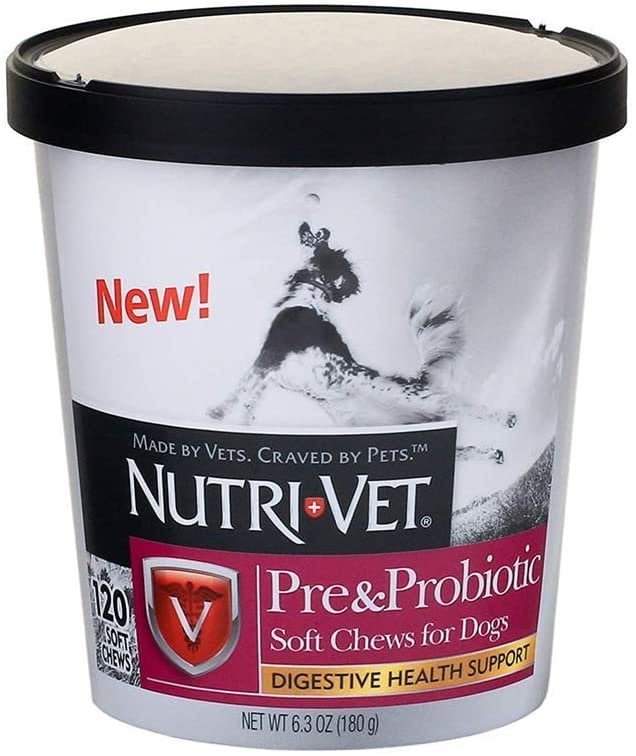 Nutri-Vet Pre/probiotics Soft Chew 120ct - Walmart.com