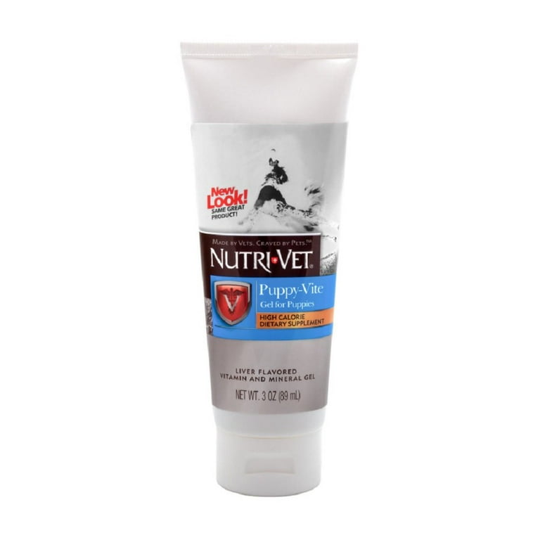 Nutri Vet Puppy Vite Gel Supplement Liver 3 oz