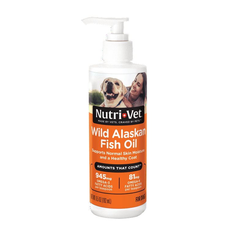 Vital Pet Life Salmon Oil Skin & Coat Health Liquid Cat & Dog Supplement