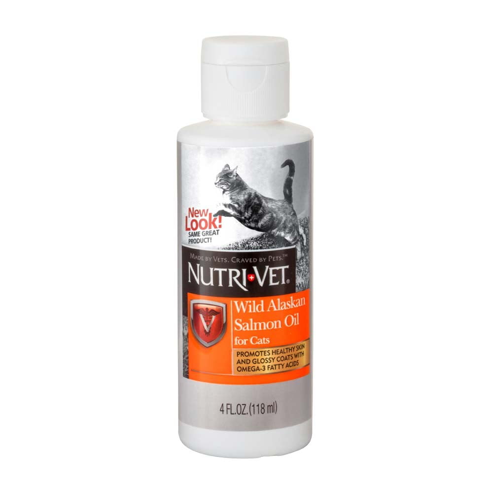 Nutri-Vet Wild Alaskan Salmon Oil for Skin and Coat 4oz.