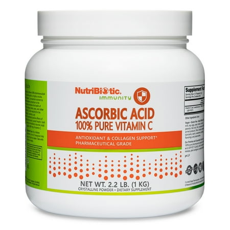 NutriBiotic Ascorbic Acid Vitamin C Powder, 2.2 Pound