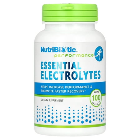 NutriBiotic Essential Electrolytes, 100 Count Capsules