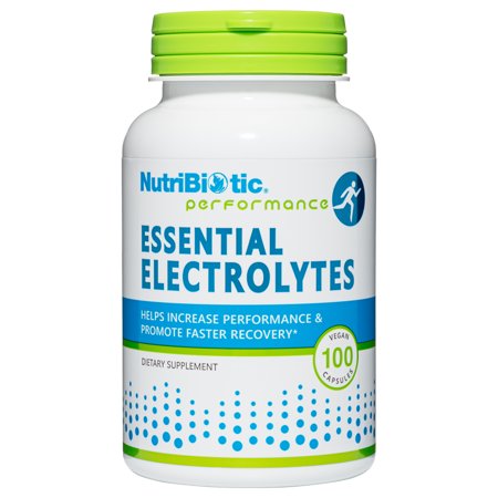 NutriBiotic Essential Electrolytes, 100 Count Capsules