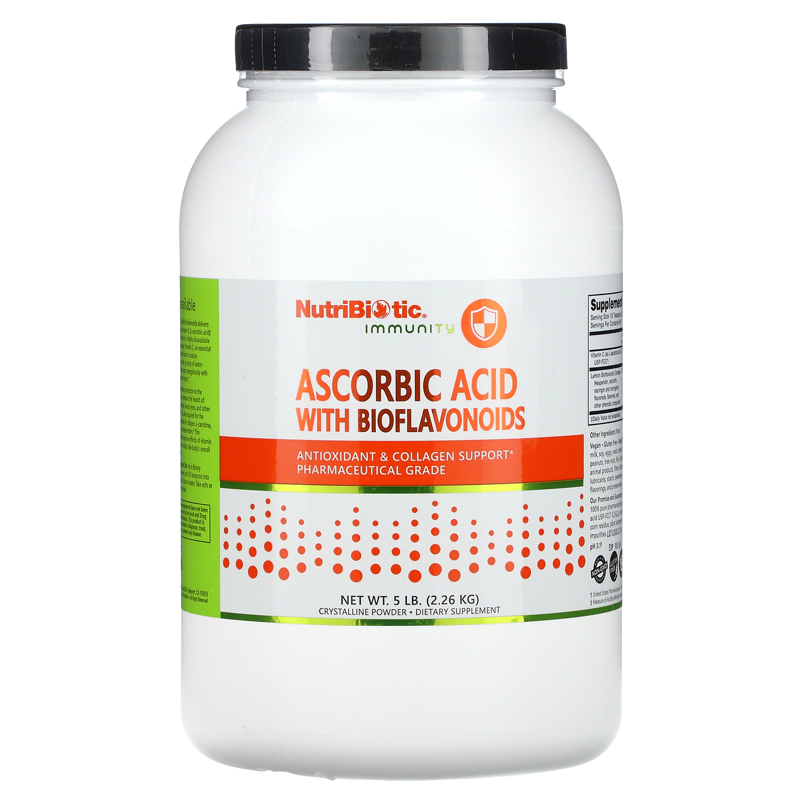 NutriBiotic Immunity, Ascorbic Acid with Bioflavonoids, 5 lb (2.26 kg