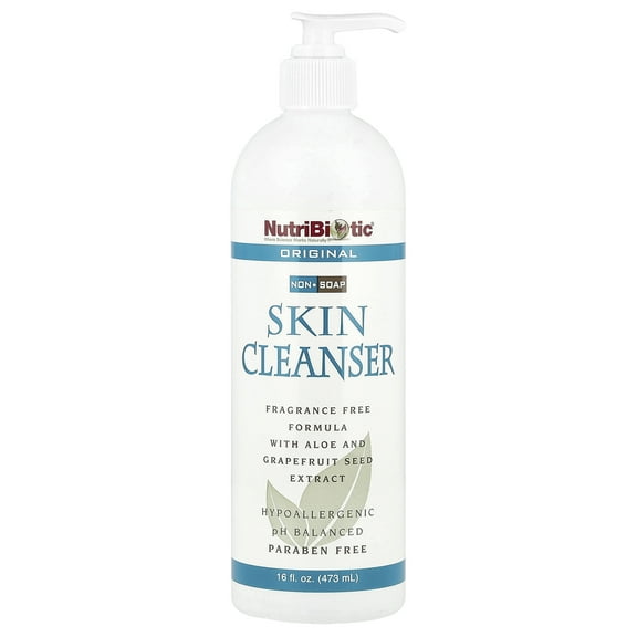 NutriBiotic Skin Cleanser, Non-Soap, Original, Fragrance Free , 16 fl oz (473 ml)