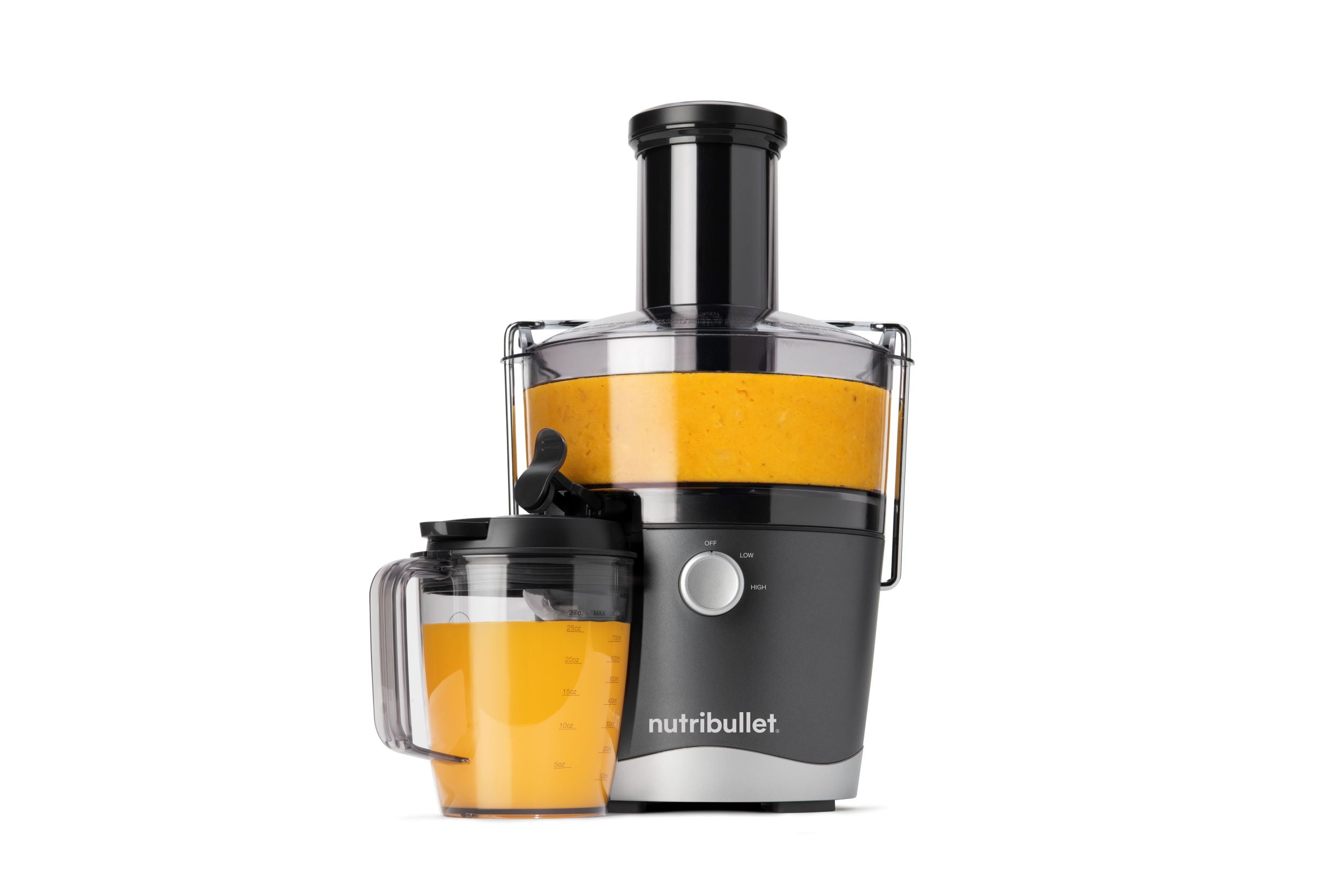 NutriBullet Pro 1000 W 67.6 oz. Stainless Steel Juicer with 27 oz. Pitcher  NBJ50200 - The Home Depot