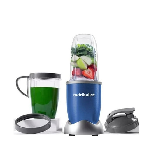 NutriBullet Pro 900 Watt Hi-Speed Blender/Mixer Twist and Blend 9-Piece Set (Blue)