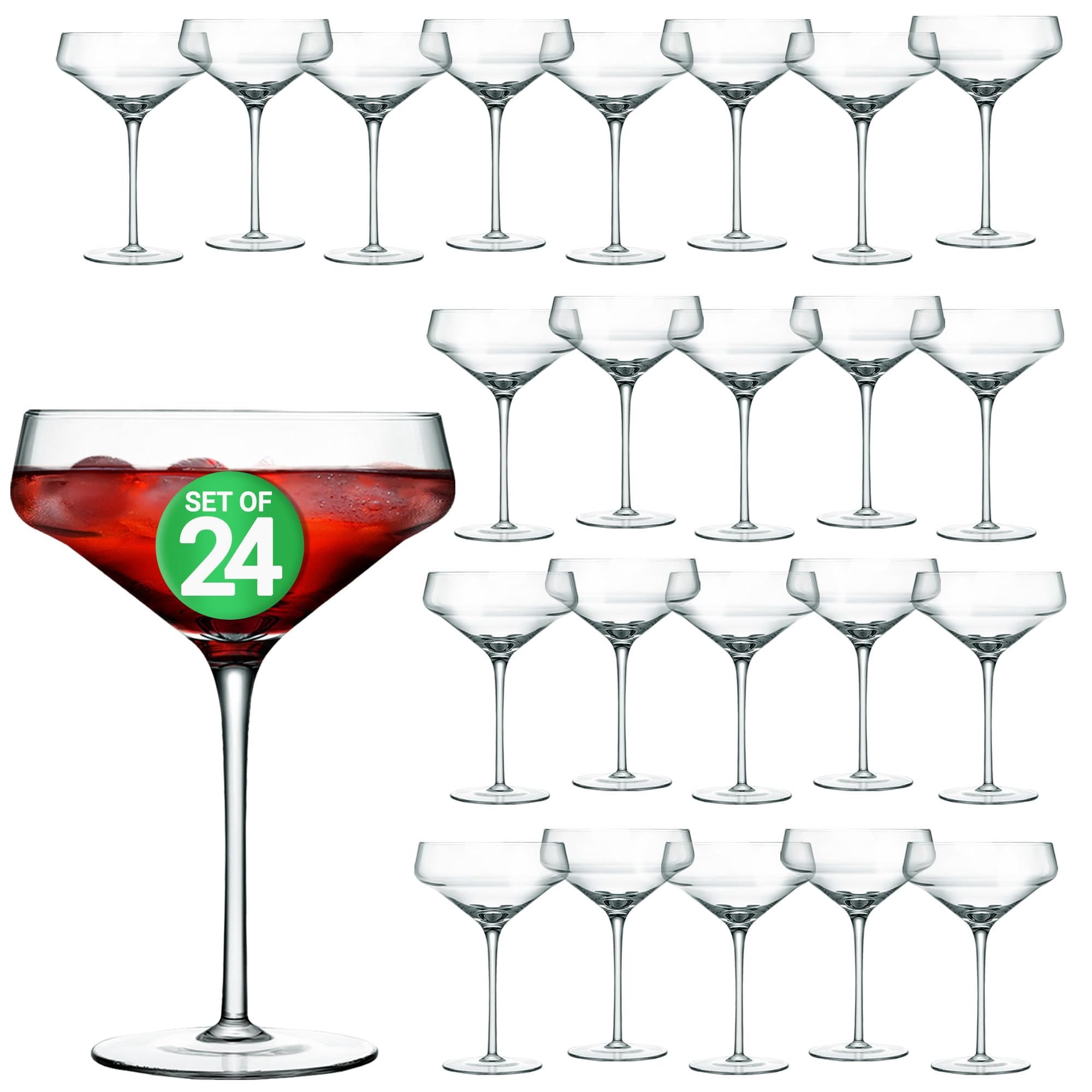 NutriChef Martini Glasses - Thumbnail 2
