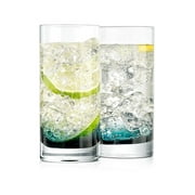 NutriChef 12.5oz Set of 2 Clear Highball Drinking Glassware