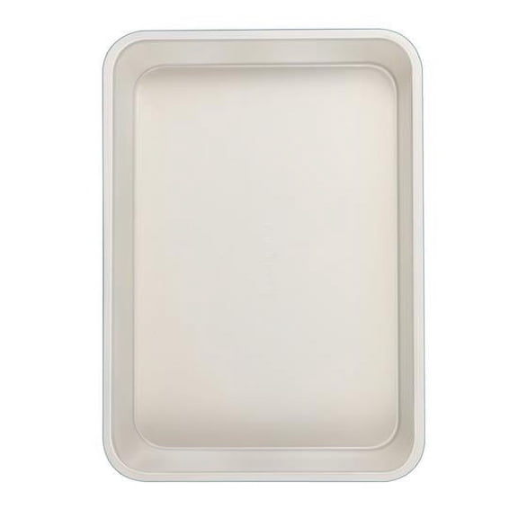 NutriChef 13-inch Ceramic Wide Baking Pan, Non-Stick Coated Layer Surface, Great for Food Preparation, Serving, Pastry Dessert Baking