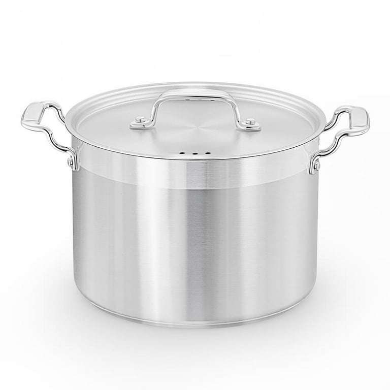 NutriChef Heavy Duty 19 Quart Stainless Steel Soup Stock Pot with Lid (4  Pack), 1 Piece - Harris Teeter