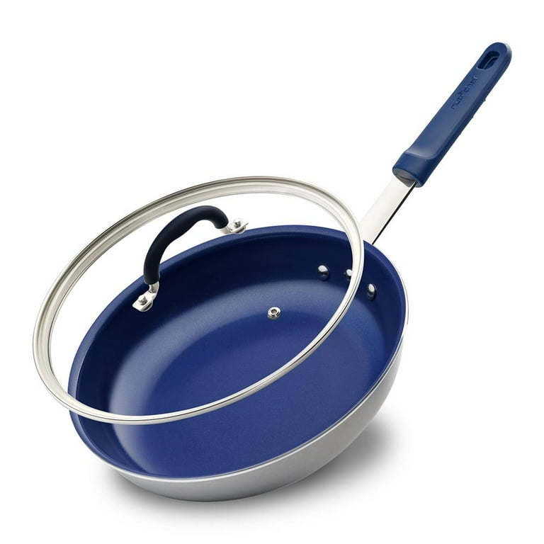 Cyrret Omelette Pan Small Skillet,Klein Blue Egg Pans Nonstick,Non