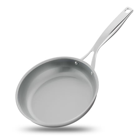 NutriChef 8'' Stainless-steel Small Non-Stick Frying Pan Cookware