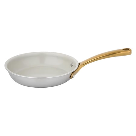 NutriChef 8inch Stainless-Steel Small Fry Pan - PFOA/PFOS Free
