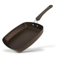 thumbnail image 1 of NutriChef 9.45'' Grill Pan Non-Stick High-Qualified Kitchen Cookware Safe for Gas, Electric, 1 of 7