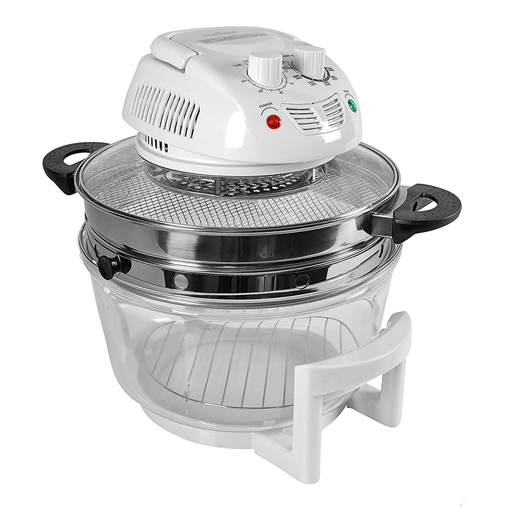 Elite EAF05SS 3Quart Air Fryer Stainless Steel Frying Basket