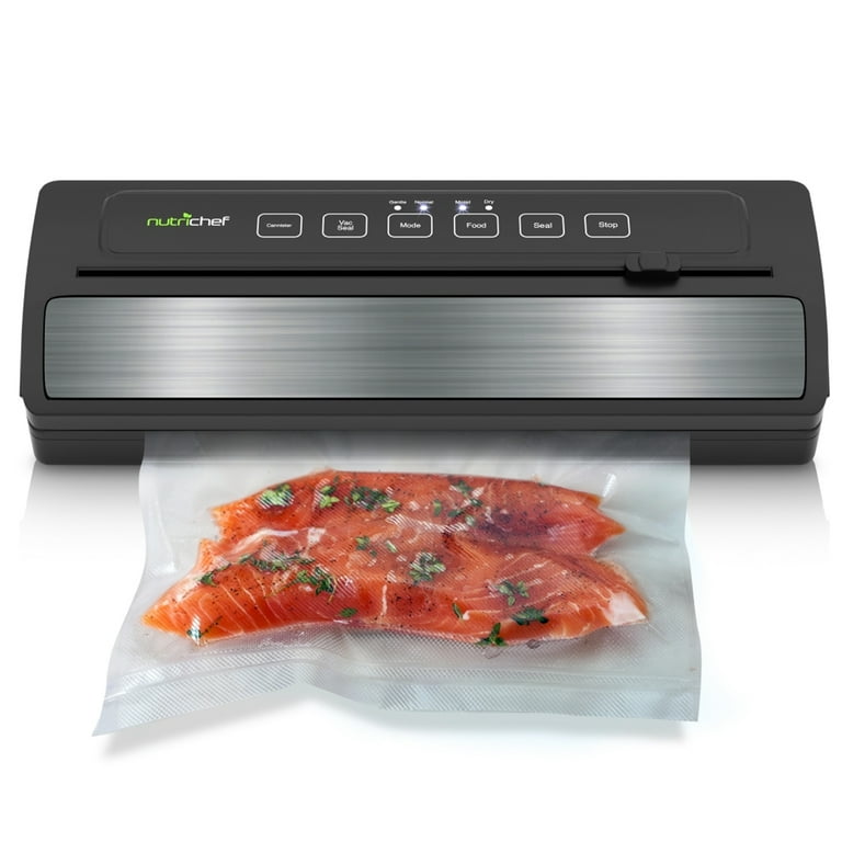 NutriChef PKVS25BK Automatic Food Vacuum Sealer Electric Air