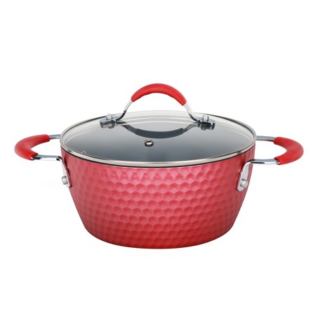 NutriChef Durable Non-Stick Dutch Oven Pot - High-Qualified Kitchen Cookware, 3.6 Quarts
