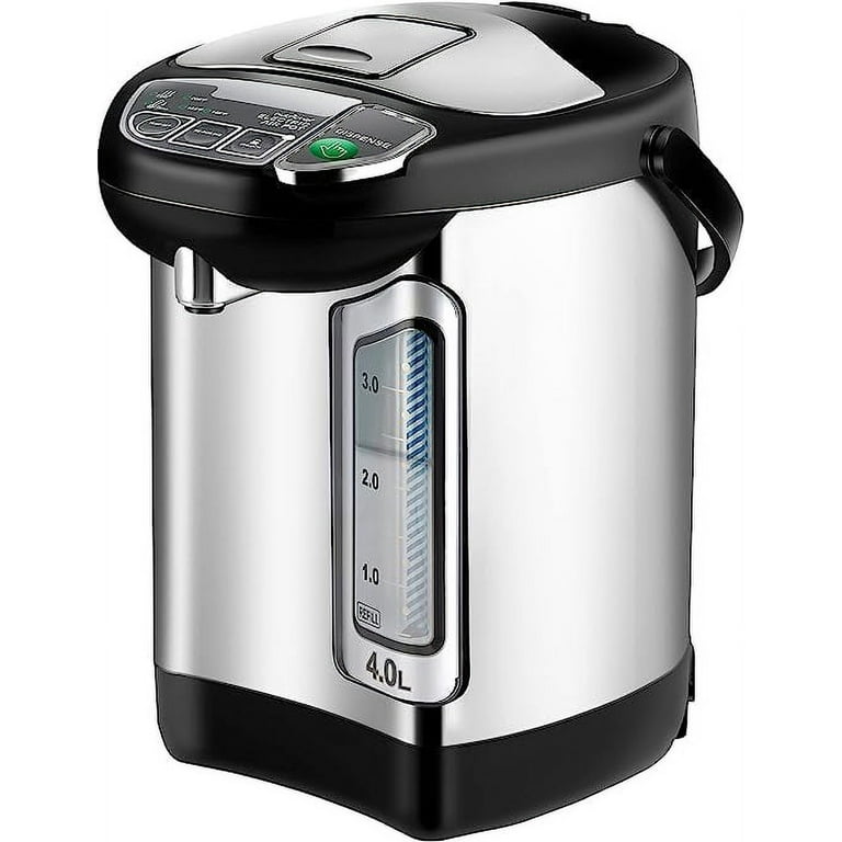 NutriChef Electric Water Boiler & Warmer 4L Stainless Steel Hot Water  Dispenser W/ Rotating Base