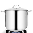 thumbnail image 1 of NutriChef Heavy Duty 15 Quart Stainless Steel Stock Pot with Handles and Lid, 1 of 7