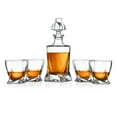 thumbnail image 1 of NutriChef Home Bar Whiskey Decanter, Whiskey Glass Decanter Aerator Set W/ Four 750ml Whiskey Glass, 1 of 8