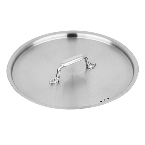 NutriChef Lid for 20-Quart Stockpot - Stainless Steel Kitchen Cookware Cover with Handle