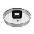 thumbnail image 1 of NutriChef Lid for 3.1 Quart Saucepan Pot - See-Through Tempered Glass Lids, Works with Model: (Black), 1 of 1