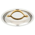 thumbnail image 1 of NutriChef Lid for 3-Quart Saucepan 7.09" Stainless Steel Kitchen Cookware Cover W/Golden PVD Handle, 1 of 1