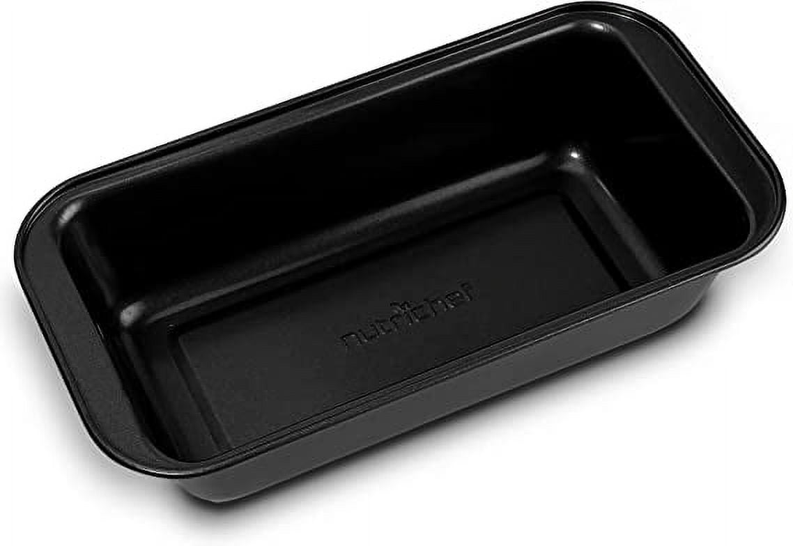 NutriChef NonStick Baking Pan, Black Carbon Steel Bake Pan, Commercial