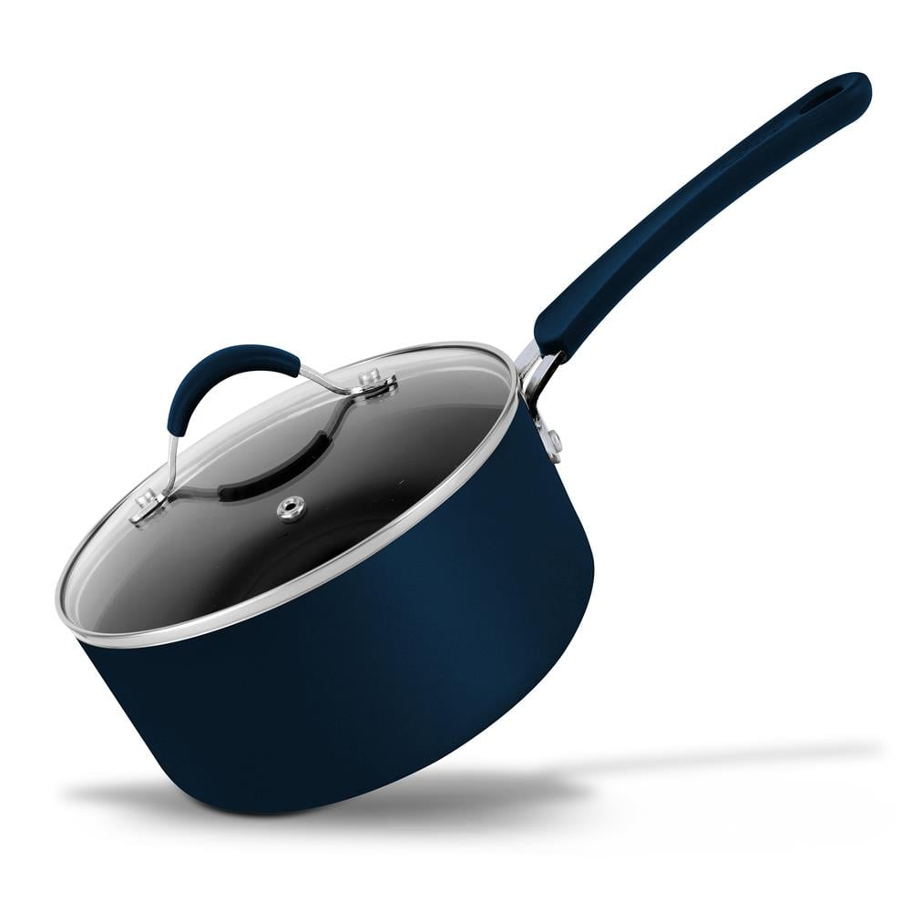 NutriChef NonStick HighQualified Kitchen Cookware with SeeThrough