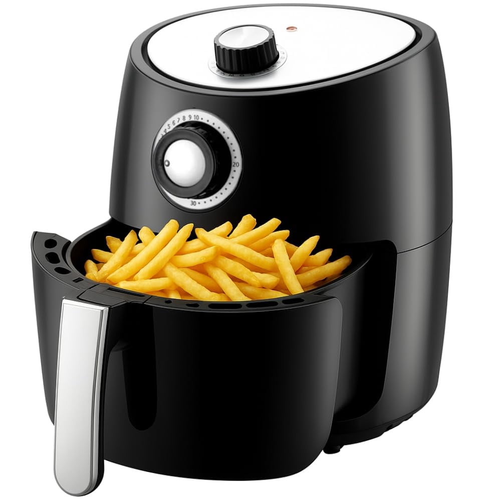 NutriChef PKAIRFR18 - Countertop Air Fryer Oven Cooker - Healthy Kitchen Convection Air Fry Cooking