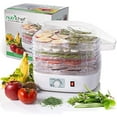 thumbnail image 1 of NutriChef PKFD06 Kitchen Countertop 5 Tray Rack Electric Food Dehydrator Machine, 1 of 8