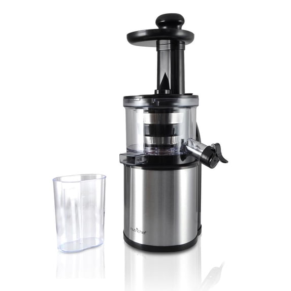 NutriChef PKSJ30 - Kitchen Countertop Masticating Slow Juicer
