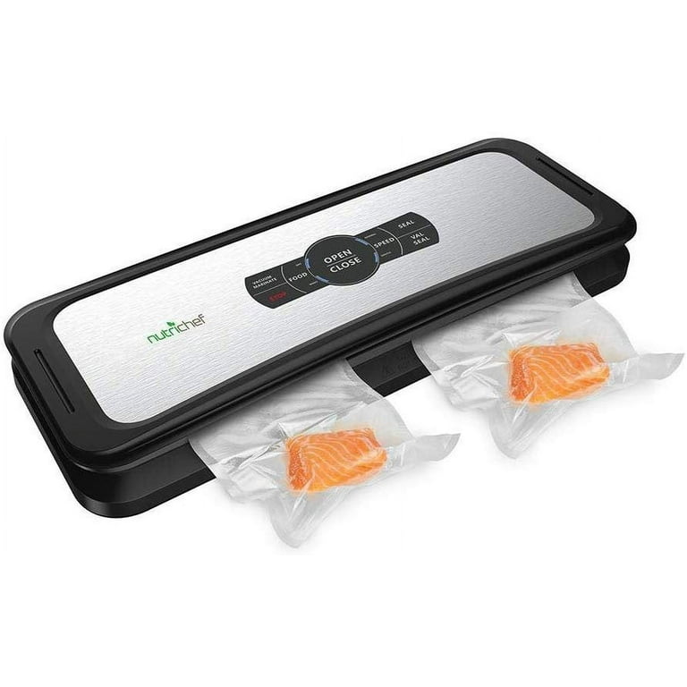 White with Digital Scale 1-Touch Automatic Open and Close Food Vacuum Sealer Electric Air Sealing Preserver White with Digital Scale 1-Touch Automatic Open and Close Food Vacuum Sealer Electric Air Sealing Preserver