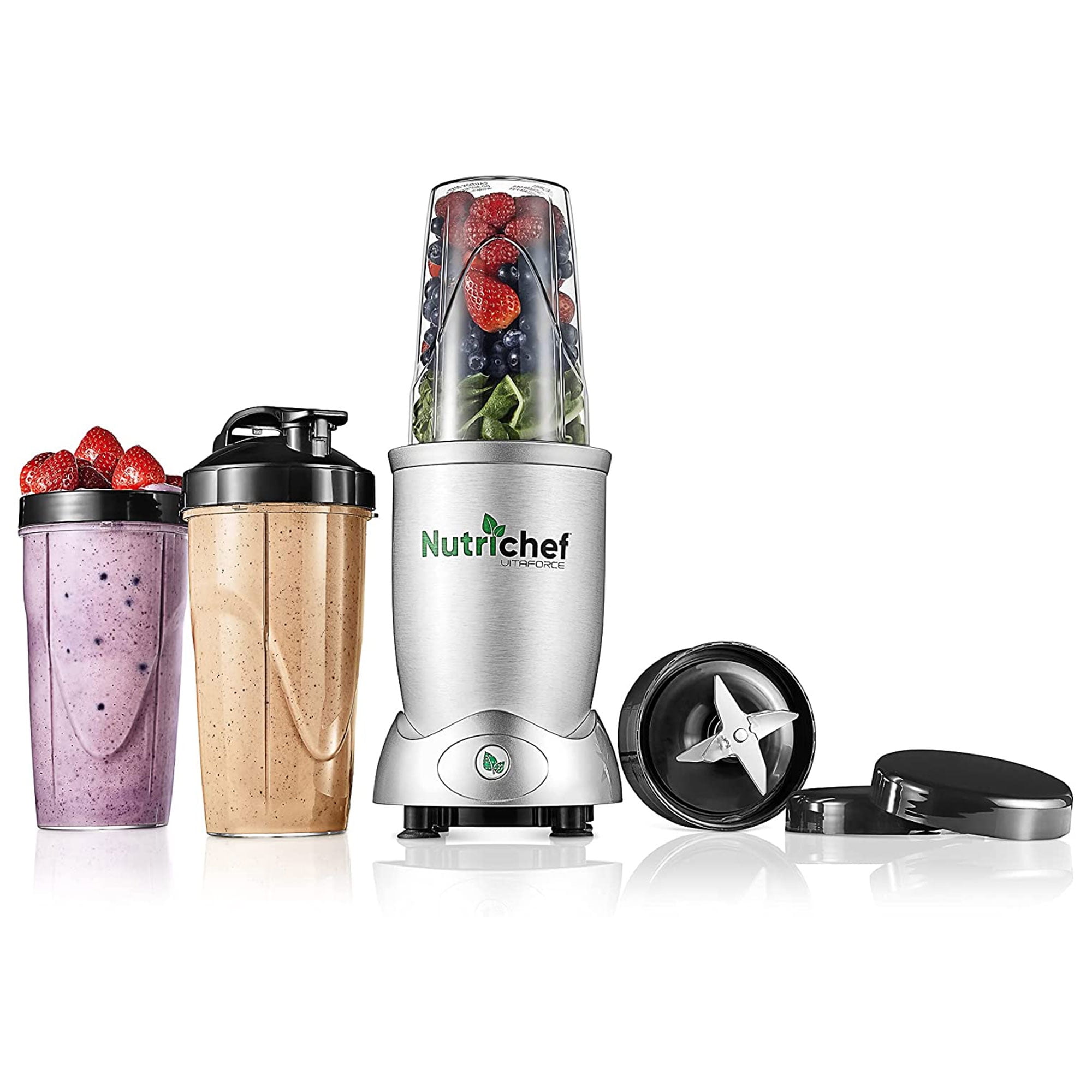 Personal Electric Single Serve Blender - 600W Professional Kitchen  Countertop Mini Blender-for Shakes and Smoothies w/Pulse Blend, Convenient