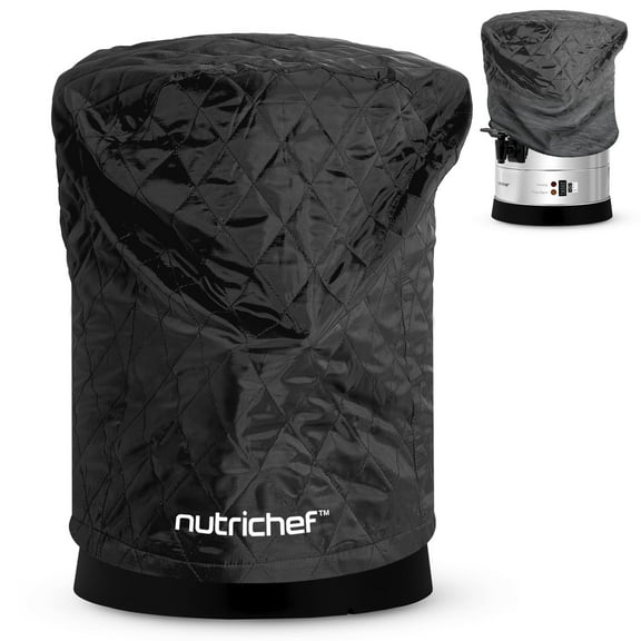 NutriChef Quilted Cover for Water Boiler & Hot Water Dispenser, High-Quality Diamond Cotton, Machine Washable, Protects Hot Water Heater Electric and Drink Dispensers for Parties, 14.1 x 20