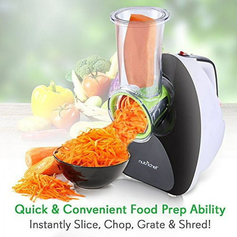  Electric Vegetable Dicer, 200W Automatic Shredder