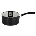 thumbnail image 1 of NutriChef Saucepan Pot W/ Lid-Non-Stick Stylish Kitchen Cookware W/ Foldable Knob 1.5 Quart (Black), 1 of 1