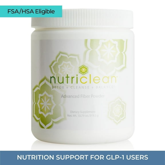 NutriClean Advanced Fiber Powder for Colon Cleanse, Detox, Gut Health & Weight Loss - 28 Servings - Supports Digestive Health, Relieves Constipation, and Promotes Healthy Bowel Regularity