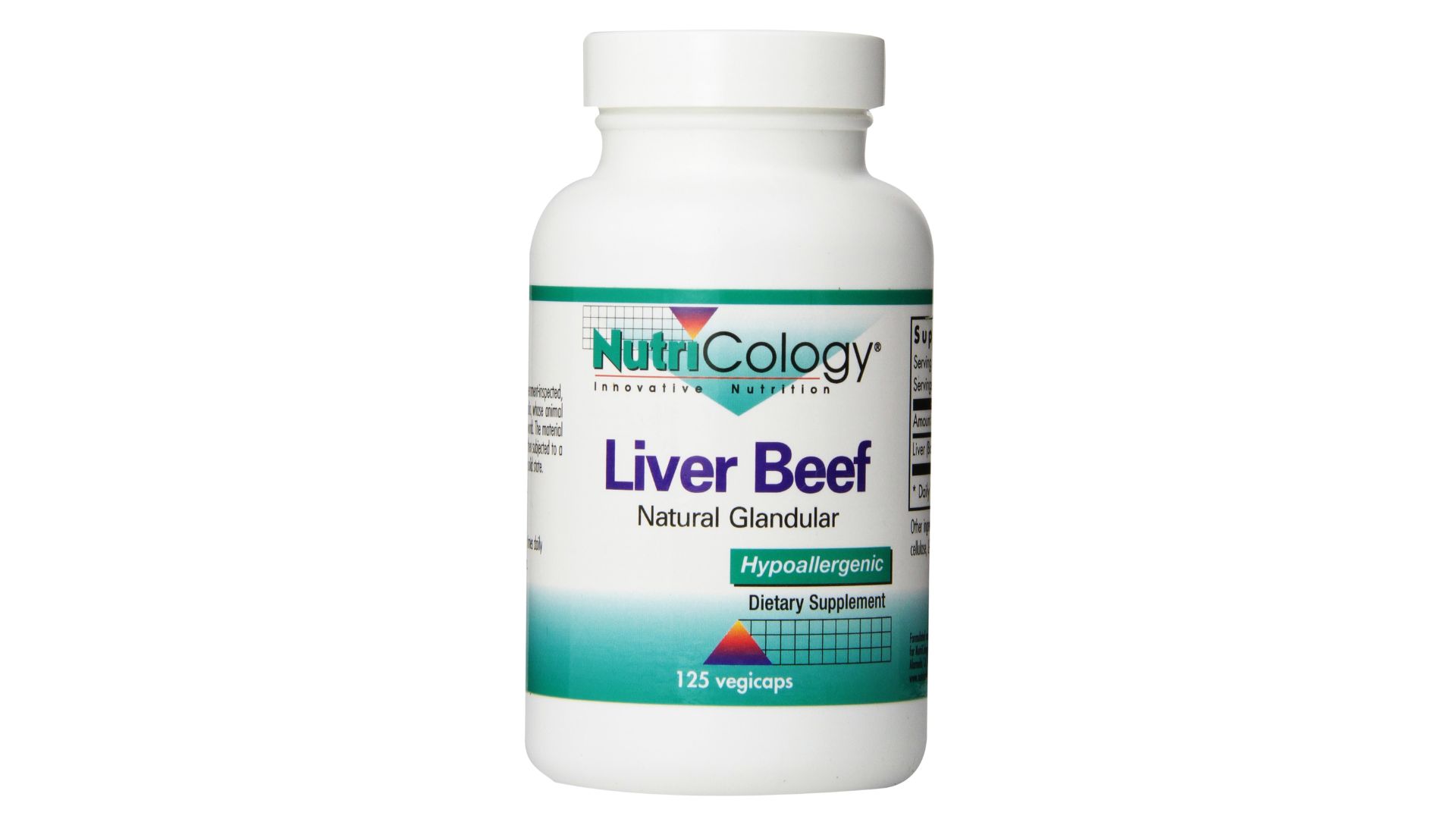 Liver Beef  by Nutricology - 125 Capsules