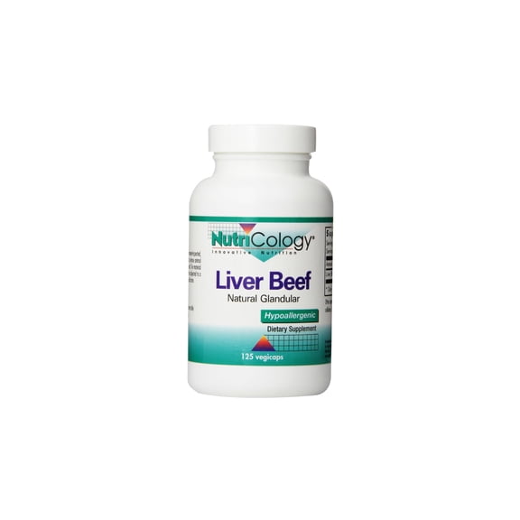 Liver Beef by Nutricology - 125 Capsules