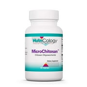 NutriCology MicroChitosan - Chitosan Oligosaccharide Supplement - Gut & Digestive Support - Antioxidant & Cleansing Support - Hypoallergenic - 20 Servings - 60 Vegicaps