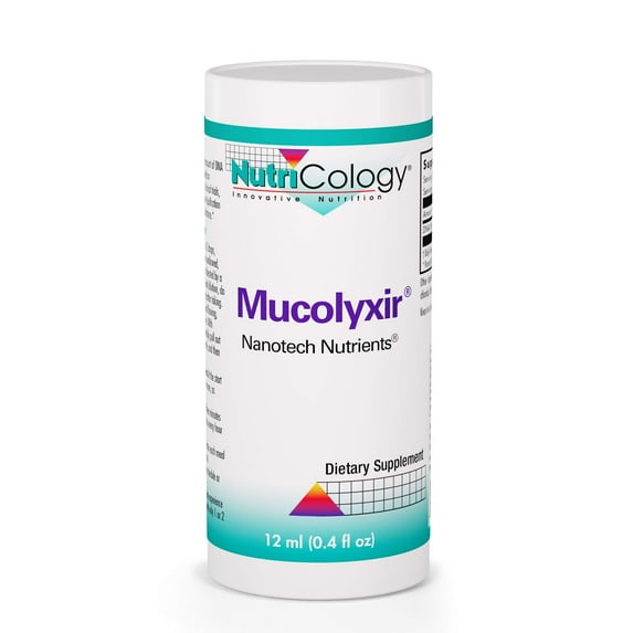 NutriCology Mucolyxir - Microdose DNA, Respiratory Airway Support - 12 mL (0.4 fl oz)
