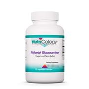 NutriCology N-Acetyl Glucosamine 500 mg - NAG Supplement Capsules - Connective Tissue & Gut Support - Vegan & Hypoallergenic - 90 Servings - 90 Capsules