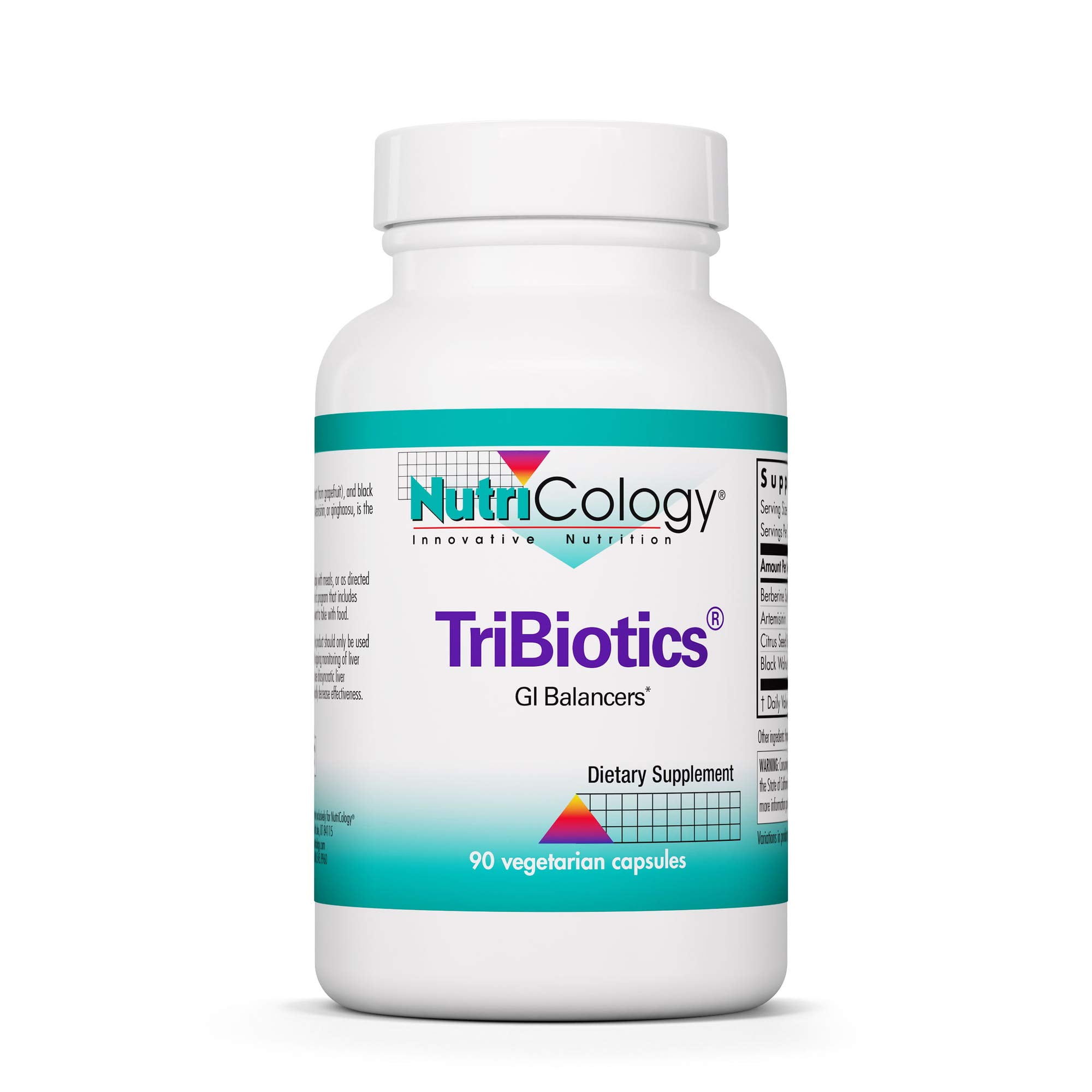 tribiotic with glutathione NutriCology, GI Support Supplement, 90 Capsules, Hypoallergenic