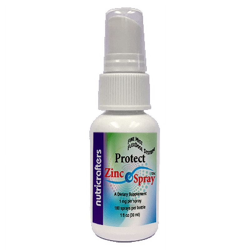 NutriCrafters Zinc Protect Spray 1mg x 160 sprays Throat Spray Easy