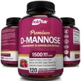 thumbnail image 1 of NutriFlair D-Mannose with Cranberry and Dandelion Extract 120 Vegetable Capsules, 1 of 6