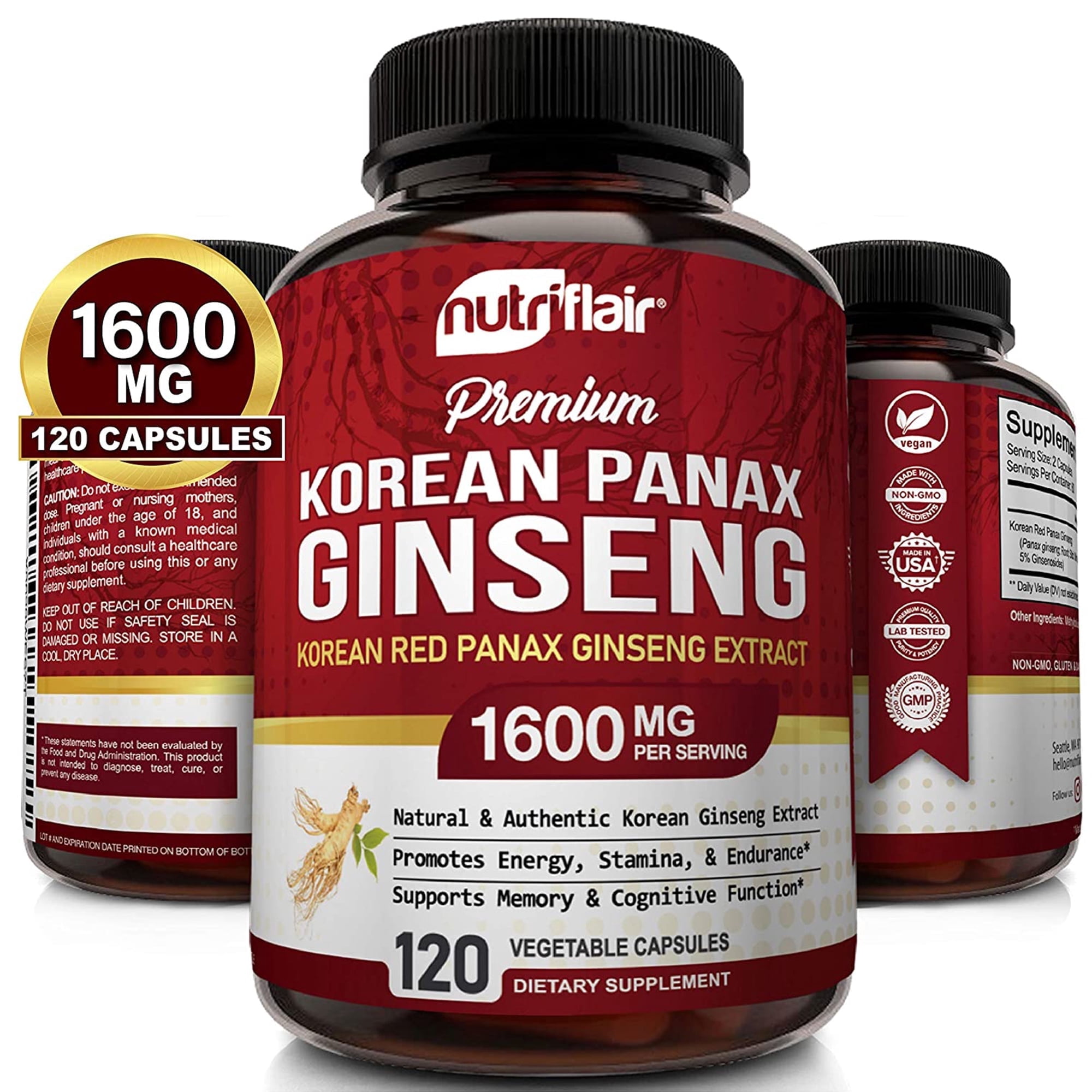 NutriFlair Korean Panax Ginseng Supplement for Indonesia | Ubuy
